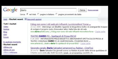 real time search google dario example